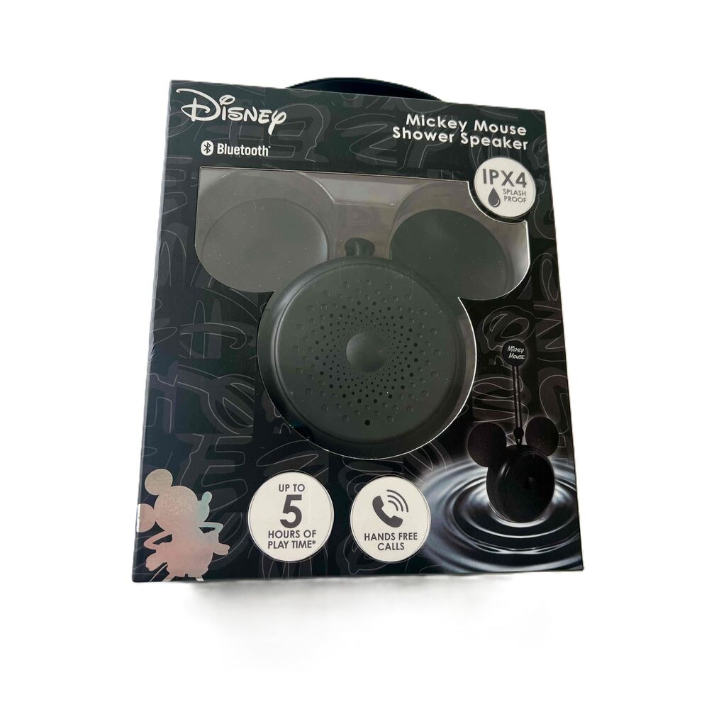 Disney Mickey Mouse Shower Speaker, Bluetooth , Hands Free Calls, New in Box